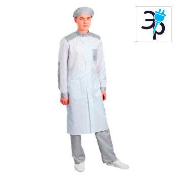 Антистатический мужской халат модели M-239