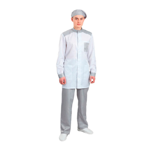 Антистатический мужской халат укороченный модели M-239У