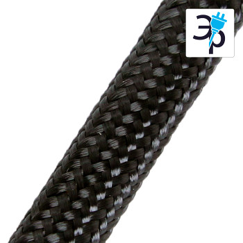 Многонитевая оплетка для кабеля и шлангов JDD-PAM - Ø3-63 мм, черная