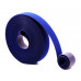 Нейлоновая лента-липучка многоразового применения для стяжки проводов, синяя - 5м