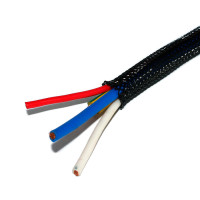 Растягивающаяся кабельная оплетка JDD-CC - Ø3-76 мм, черная