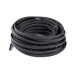 Защитная кабельная оплетка гибкая Ø4 мм – полиэстер, черная, 50м