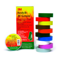 Поливинилхлоридная изоляционная лента 3M Scotch 35 – разные цвета, 20м