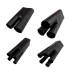 Термоусаживаемые кабельные перчатки Raychman TCT CB – черные, 2:1