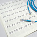 Ламинирующиеся маркеры для маркировки провода FPE - полиэстер, лист A4
