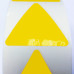 Самоклеящиеся светло-желтые этикетки из глянцевого полиэстера TM2250