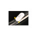 Пластиковые бирки для маркировки кабеля тип МБ – белые, 57x25мм