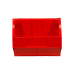 Пластмассовый ящик (лоток) для склада 500х310х250 мм – красный, полипропилен