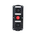 Пост кнопочный ПКЕ 212-3 У3 три кнопки (красная, 2 черных) - IP40 TDM