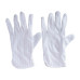 Антистатические перчатки из полиэстера DOKA-I038 – белые, 100 пар