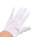 Антистатические перчатки из полиэстера DOKA-I038 – белые, 100 пар