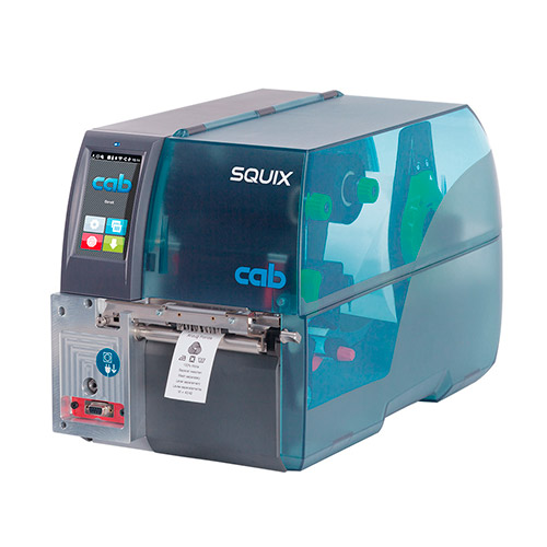 Термотрансферный принтер CAB SQUIX 4 MT для текстильных лент, трубки, бирок