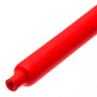 Термоусадочные красные клеевые трубки КВТ тип ТТК самозатухающие – 3:1