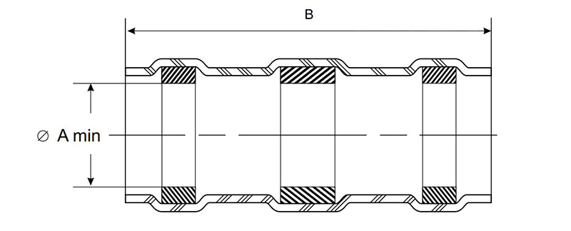 Схема размеров гильзы ГСт-Ф